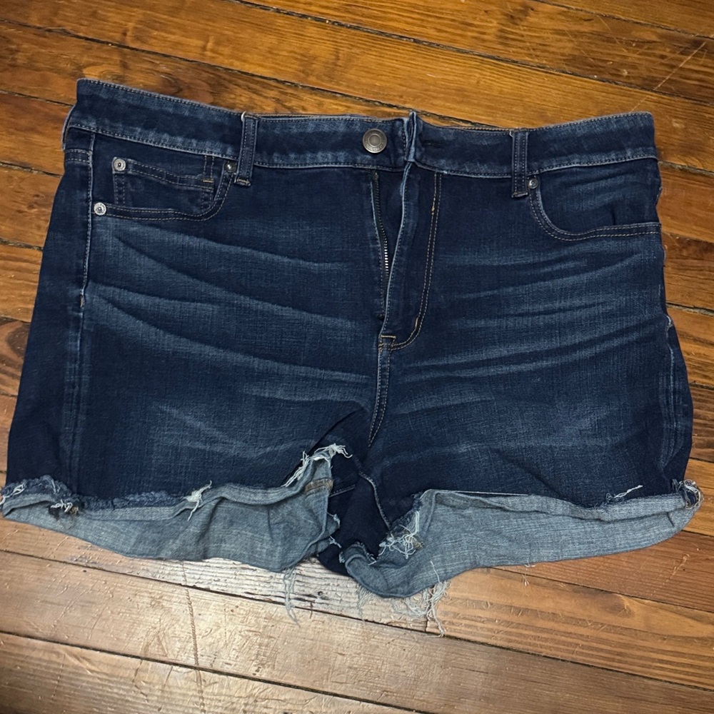 American Eagle Outfitters Dark Blue Jean Shorts